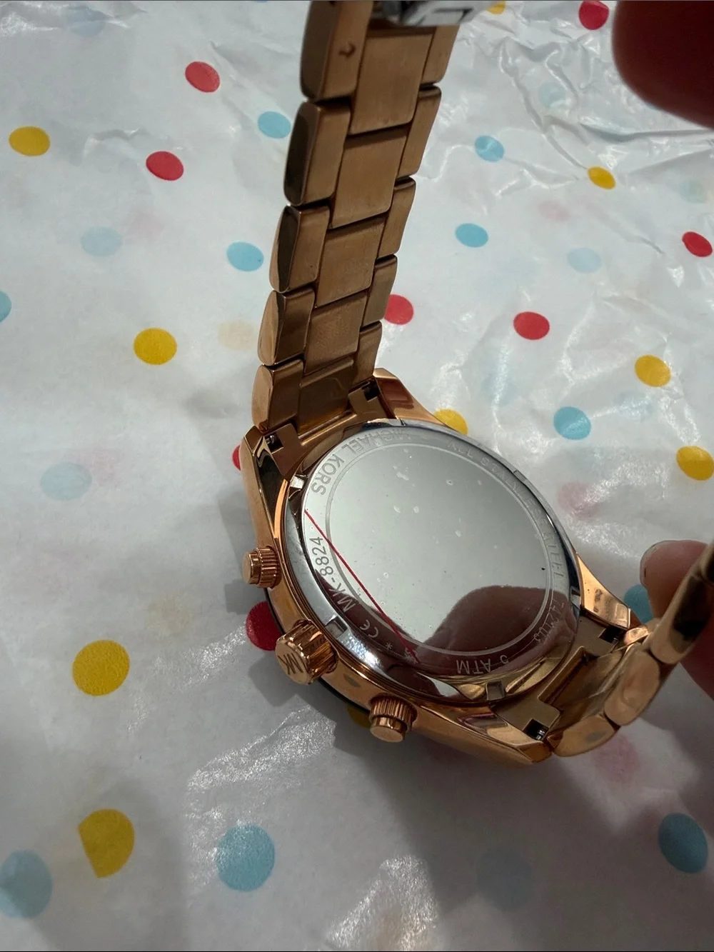 Michael Kors men’s watch rose gold stainless steel